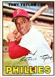 1967 Topps Baseball Cards      126     Tony Taylor
